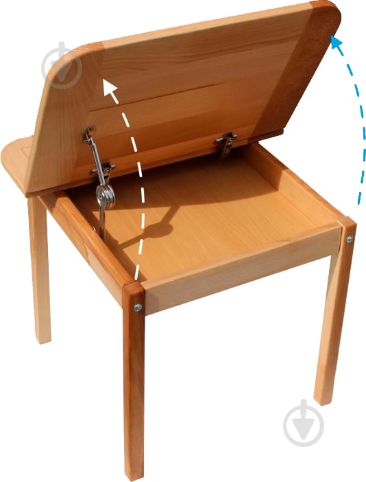Стол детский ArinWOOD с боксом коричневый - фото 3 Стол детский ArinWOOD с боксом коричневый - фото 3