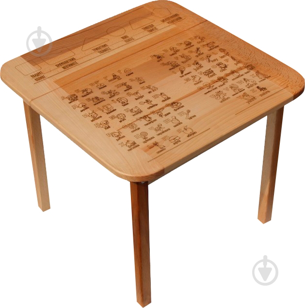 Стол детский ArinWOOD с боксом коричневый - фото 1 Стол детский ArinWOOD с боксом коричневый - фото 1