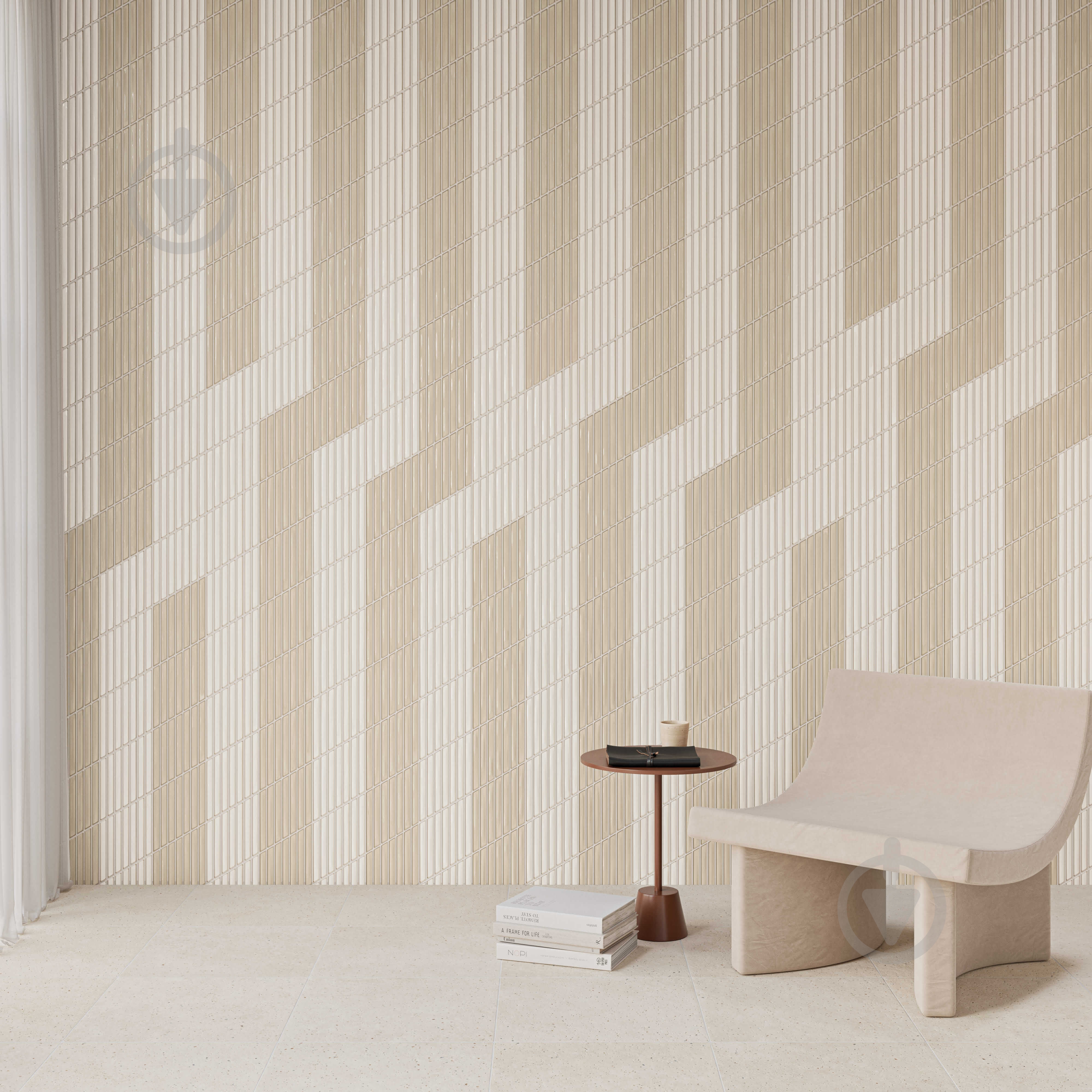Плитка WOW TILES S.L. Spike bars b deep white 15x25,9 см - фото 3