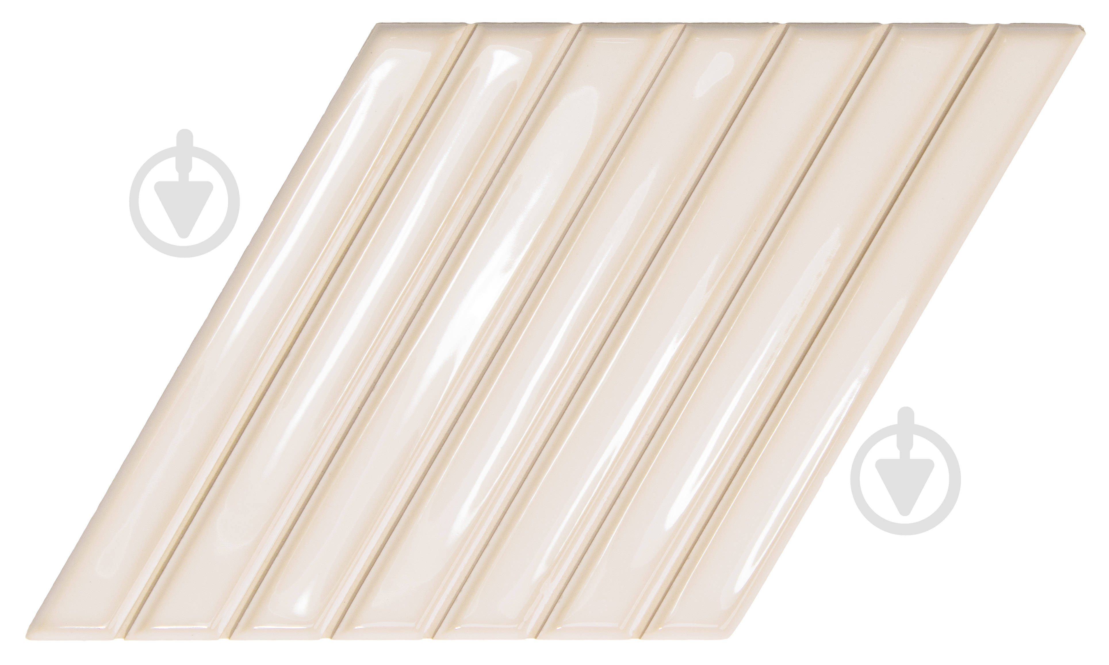 Плитка WOW TILES S.L. Spike bars b deep white 15x25,9 см - фото 1