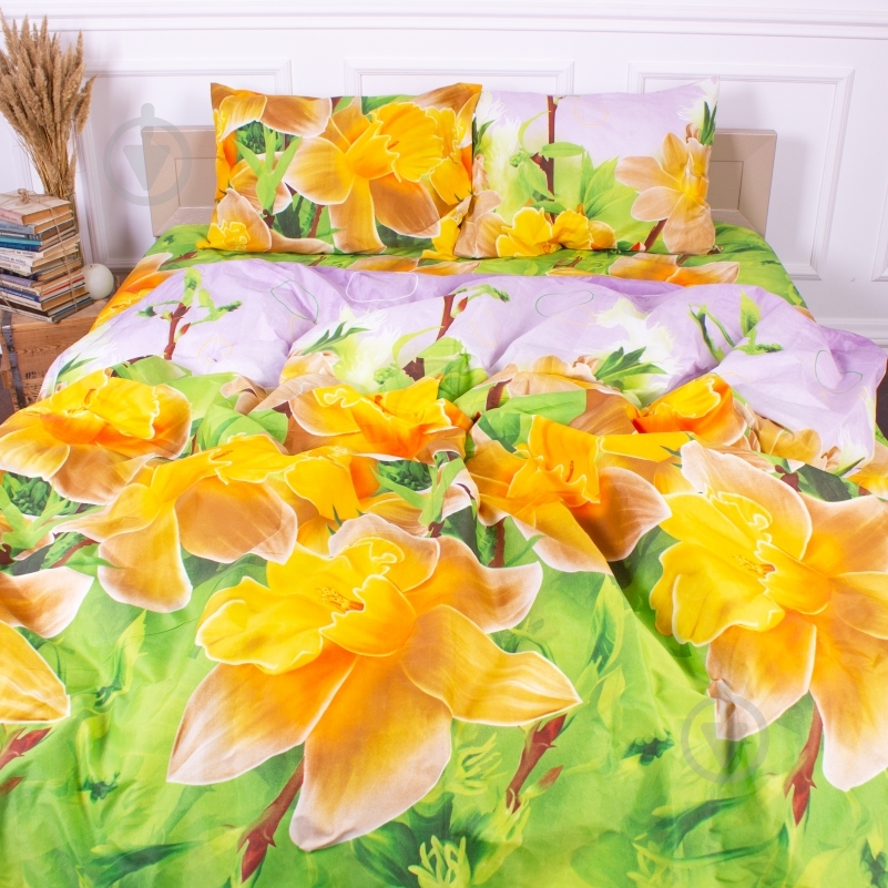 Комплект постельного белья MirSon 15-0609 Orchid мульти - фото 1