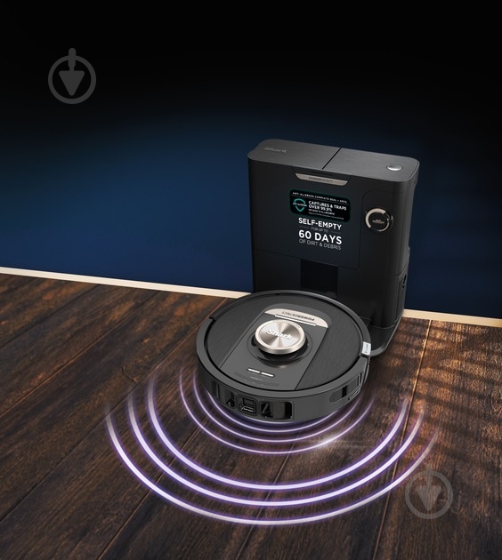 Робот-пылесос моющий Shark Detect Pro with Auto Empty System RV2820VEEU black - фото 6