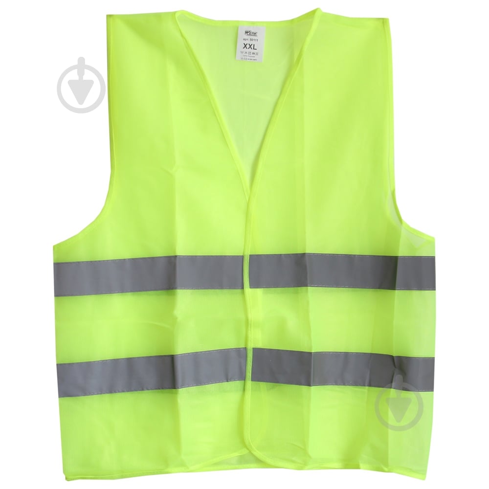 Жилет сигнальний Werk 60 г/м2 р. XL 118324 жовтий - фото 1 Жилет сигнальний Werk 60 г/м2 р. XL 118324 жовтий - фото 1