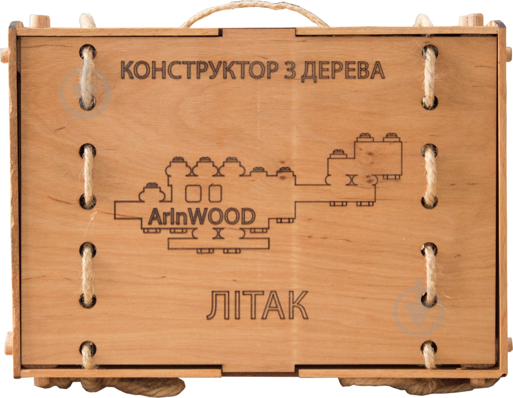 Конструктор деревянный ArinWOOD Самолет 05-005 - фото 3