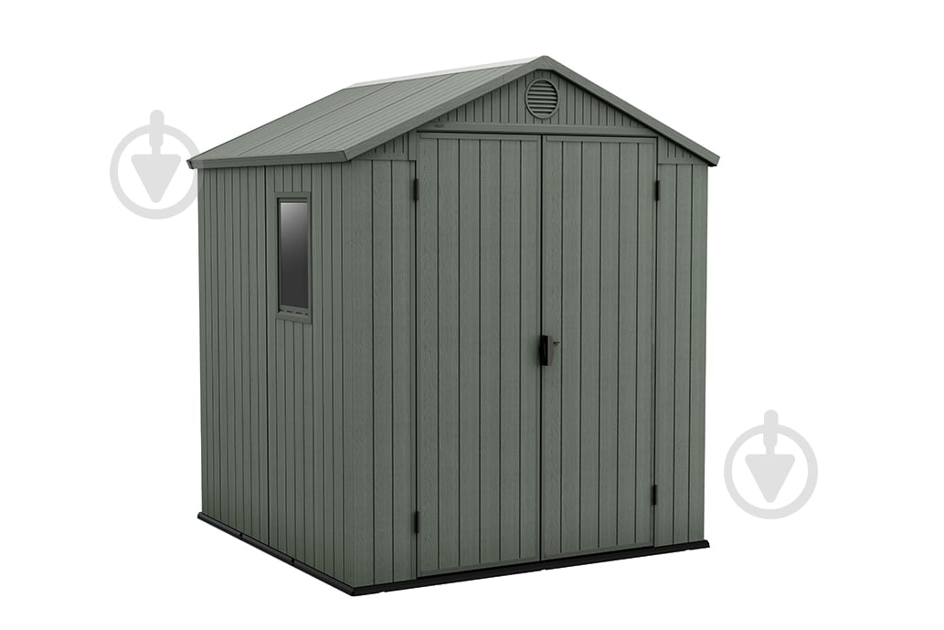Дом садовый Keter DARWIN 190 х 183 х 221 см зеленый - фото 1