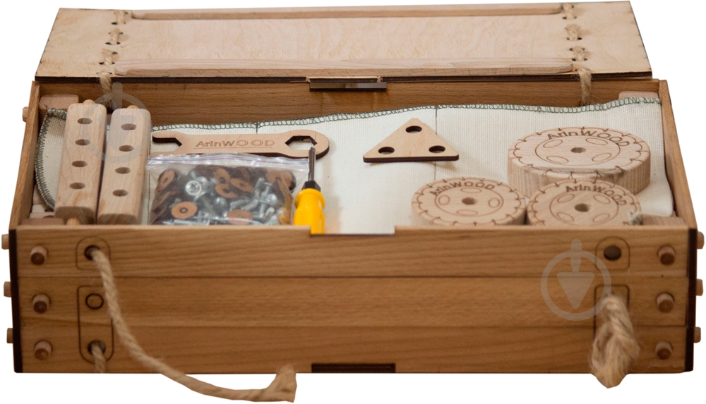 Конструктор деревянный ArinWOOD Трактор - фото 4 Конструктор деревянный ArinWOOD Трактор - фото 4