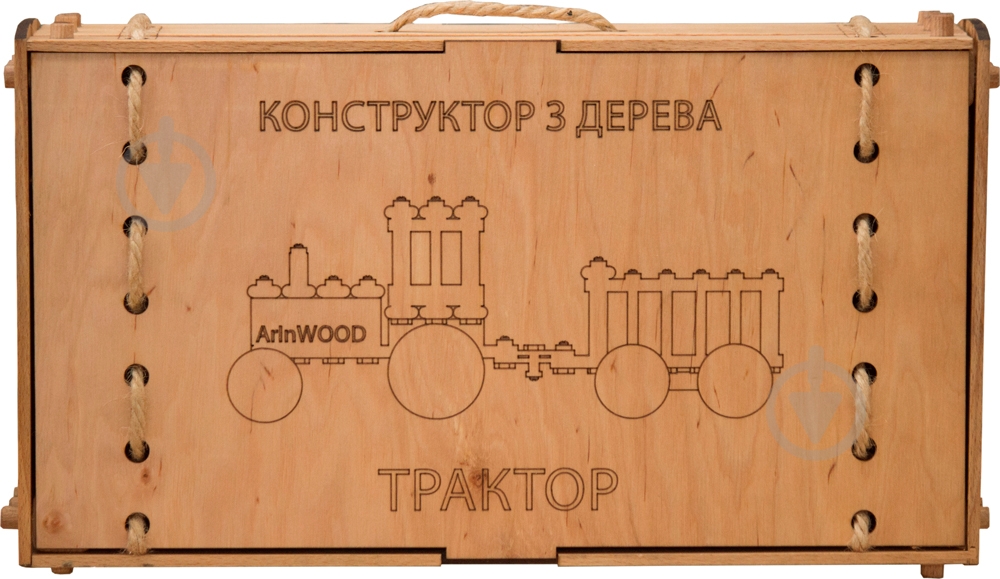 Конструктор деревянный ArinWOOD Трактор - фото 3 Конструктор деревянный ArinWOOD Трактор - фото 3