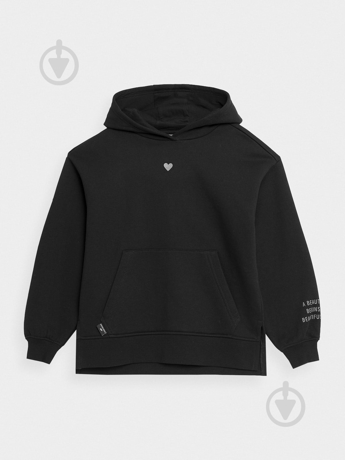 Джемпер 4F SWEATSHIRT 4FJSS23TSWSF0834-20S чорний - фото 1 Джемпер 4F SWEATSHIRT 4FJSS23TSWSF0834-20S чорний - фото 1