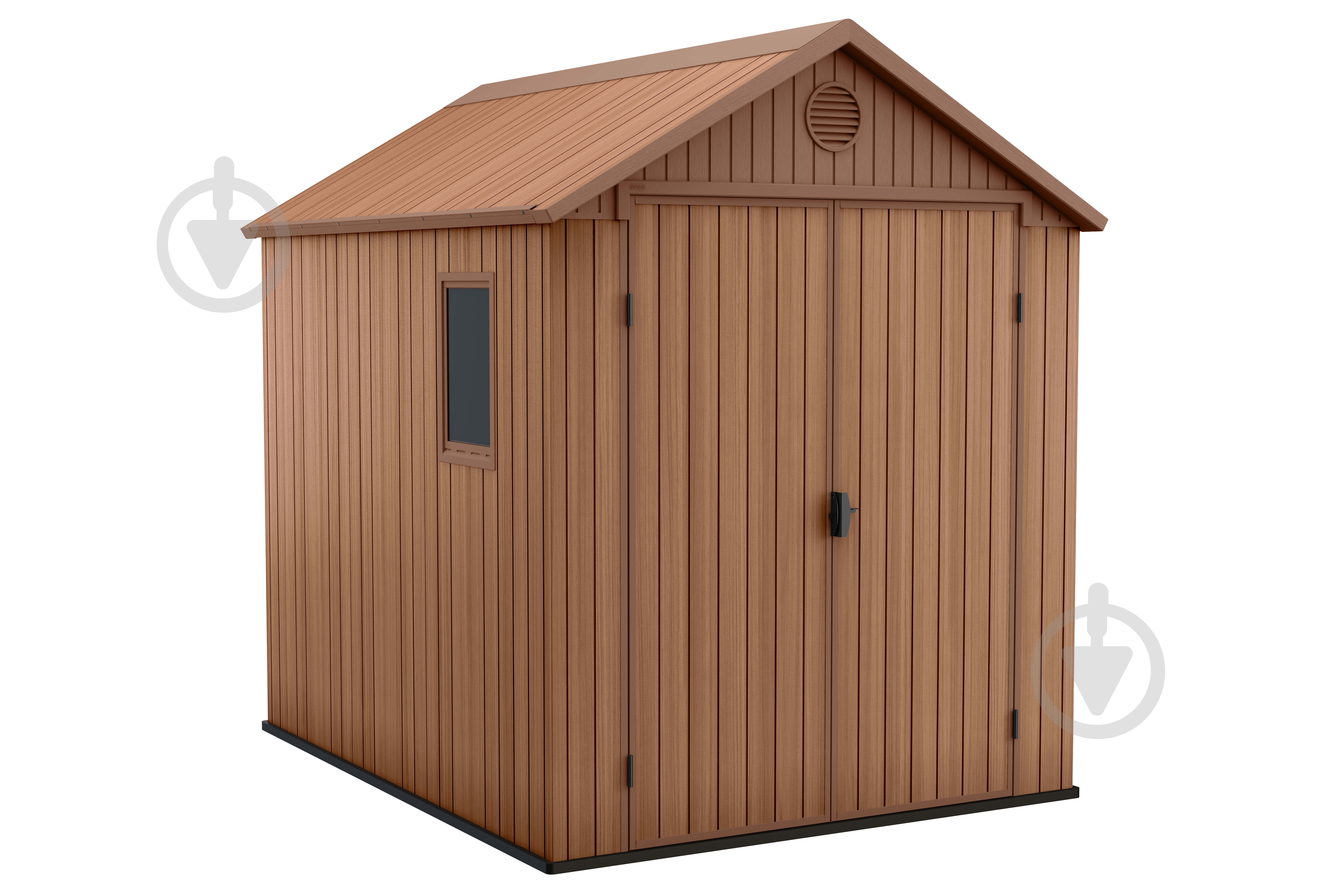 Дом садовый Keter DARWIN 190 х 244 х 221 см коричневый - фото 1