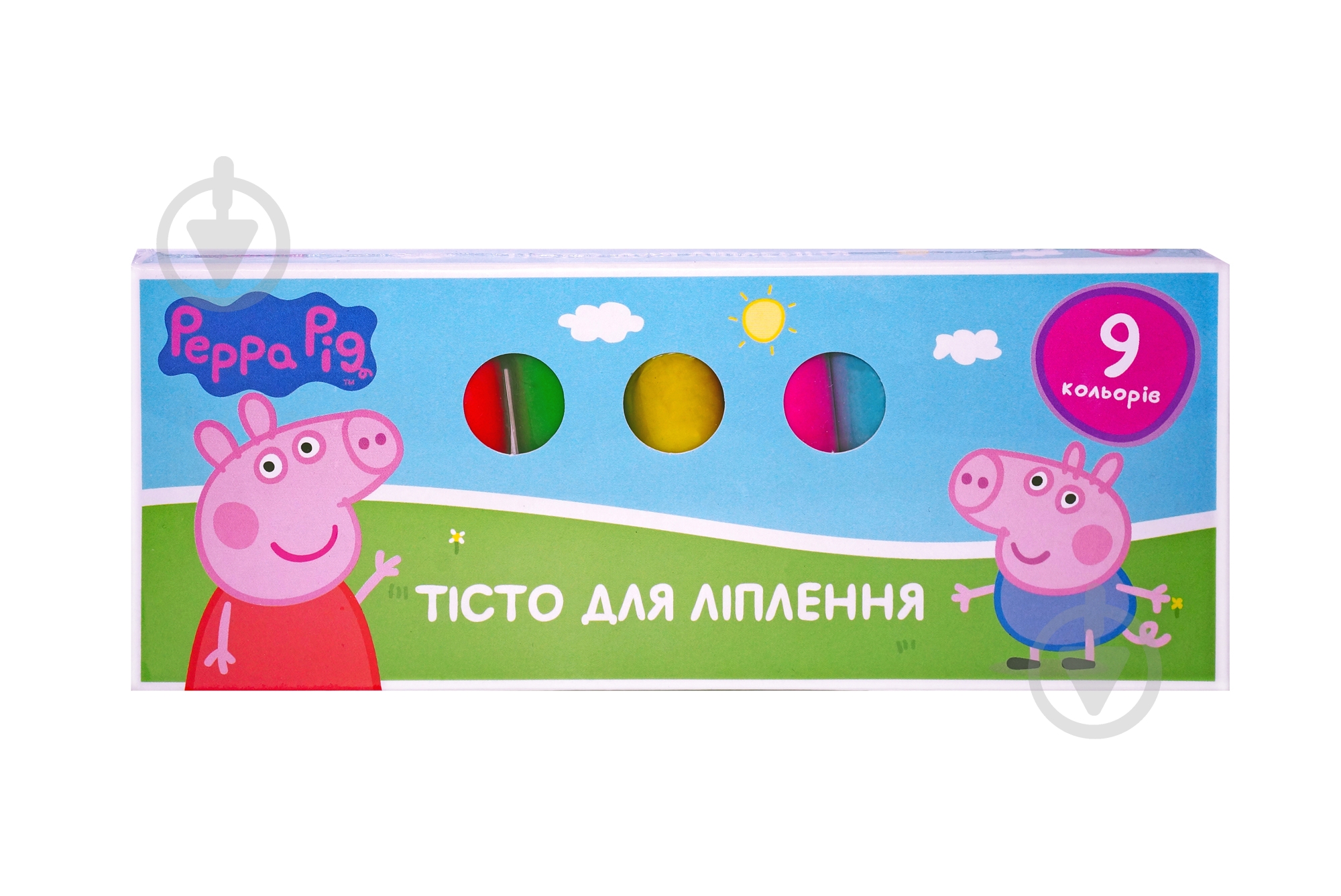 Тесто для лепки Peppa Pig 9 цветов 122175 - фото 1 Тесто для лепки Peppa Pig 9 цветов 122175 - фото 1