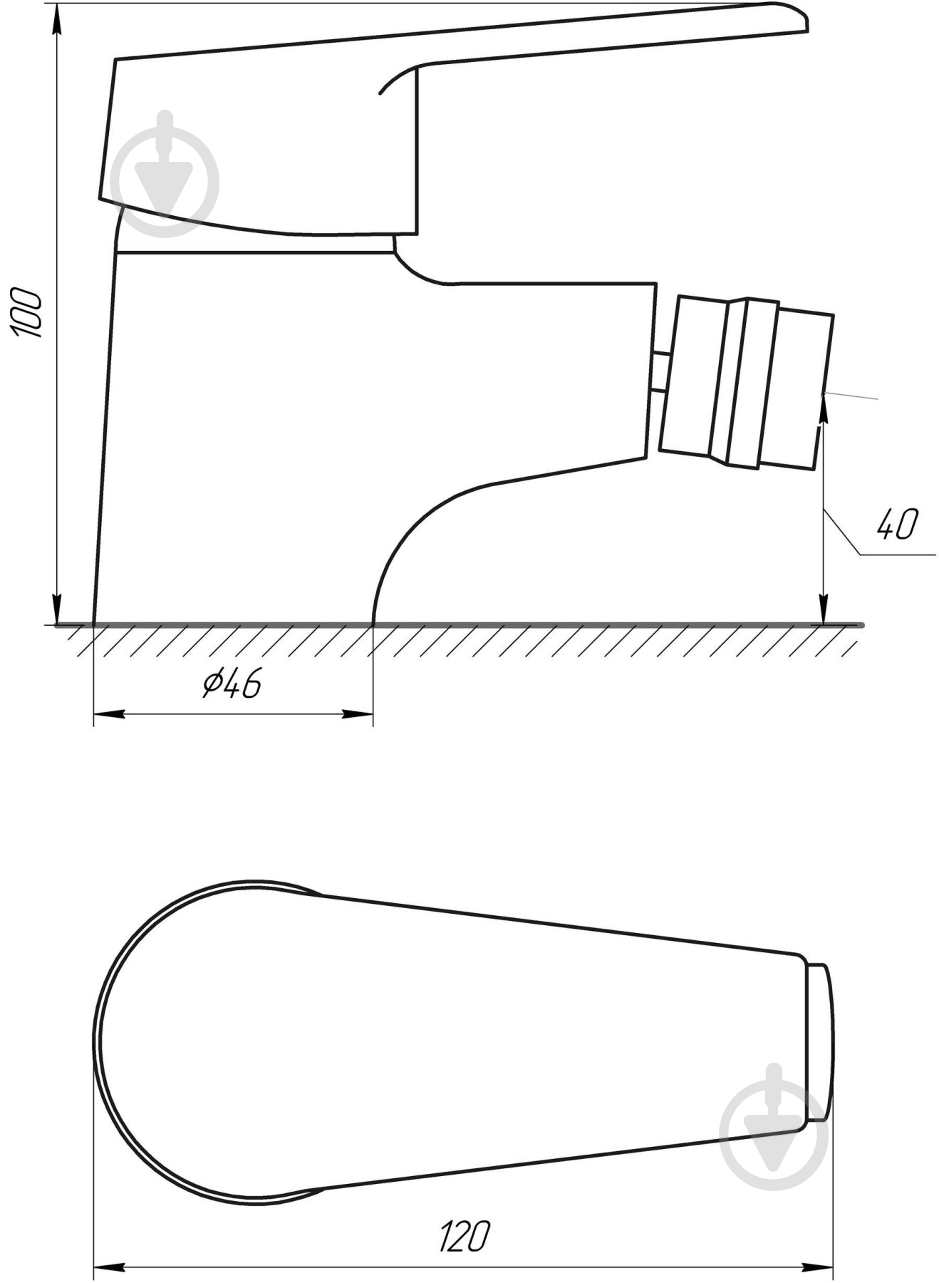 Смеситель для биде DOMINO BLITZ DBC-106 - фото 4 Смеситель для биде DOMINO BLITZ DBC-106 - фото 4