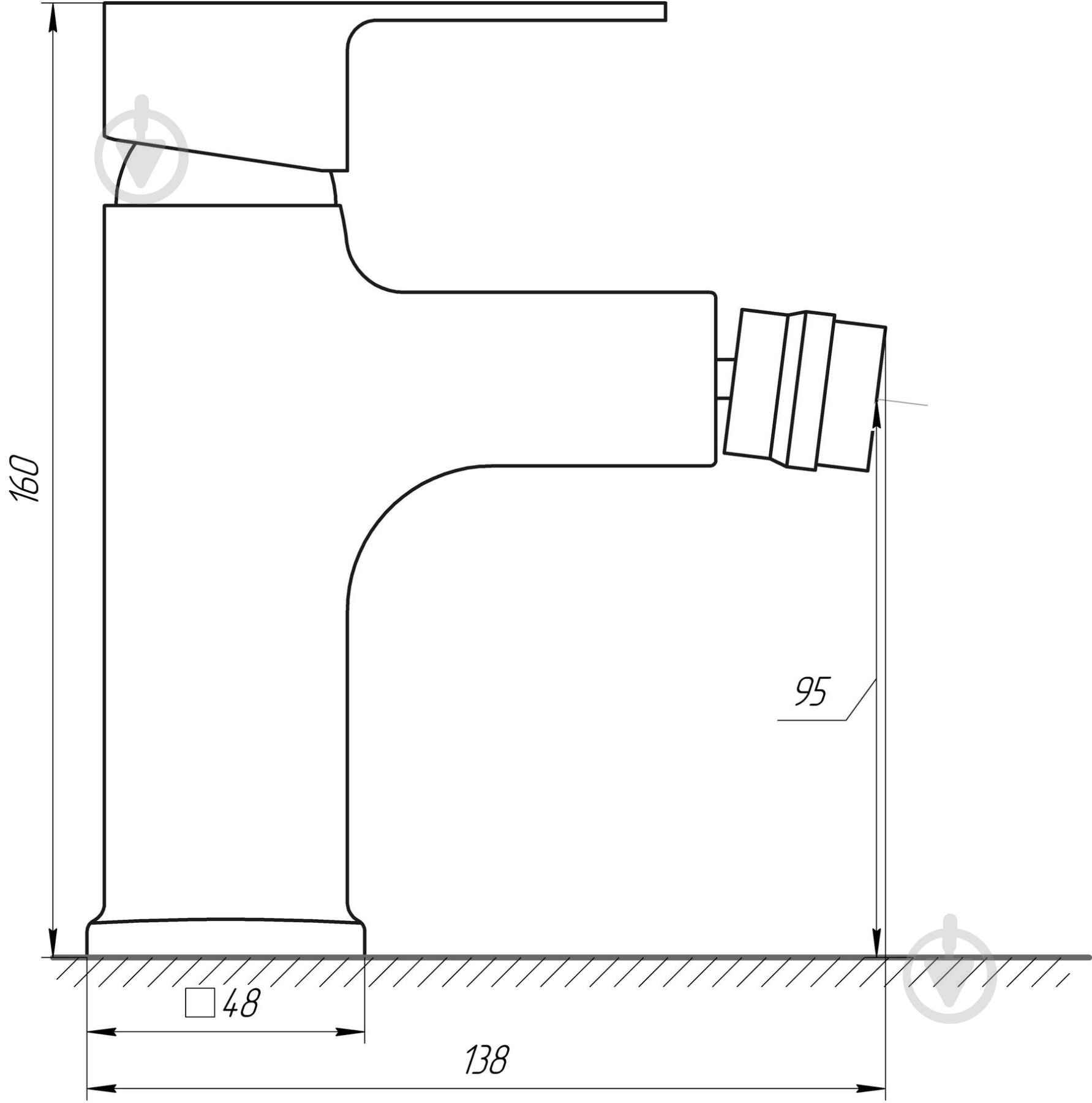 Смеситель для биде DOMINO MALIBU DMM-106 - фото 4 Смеситель для биде DOMINO MALIBU DMM-106 - фото 4