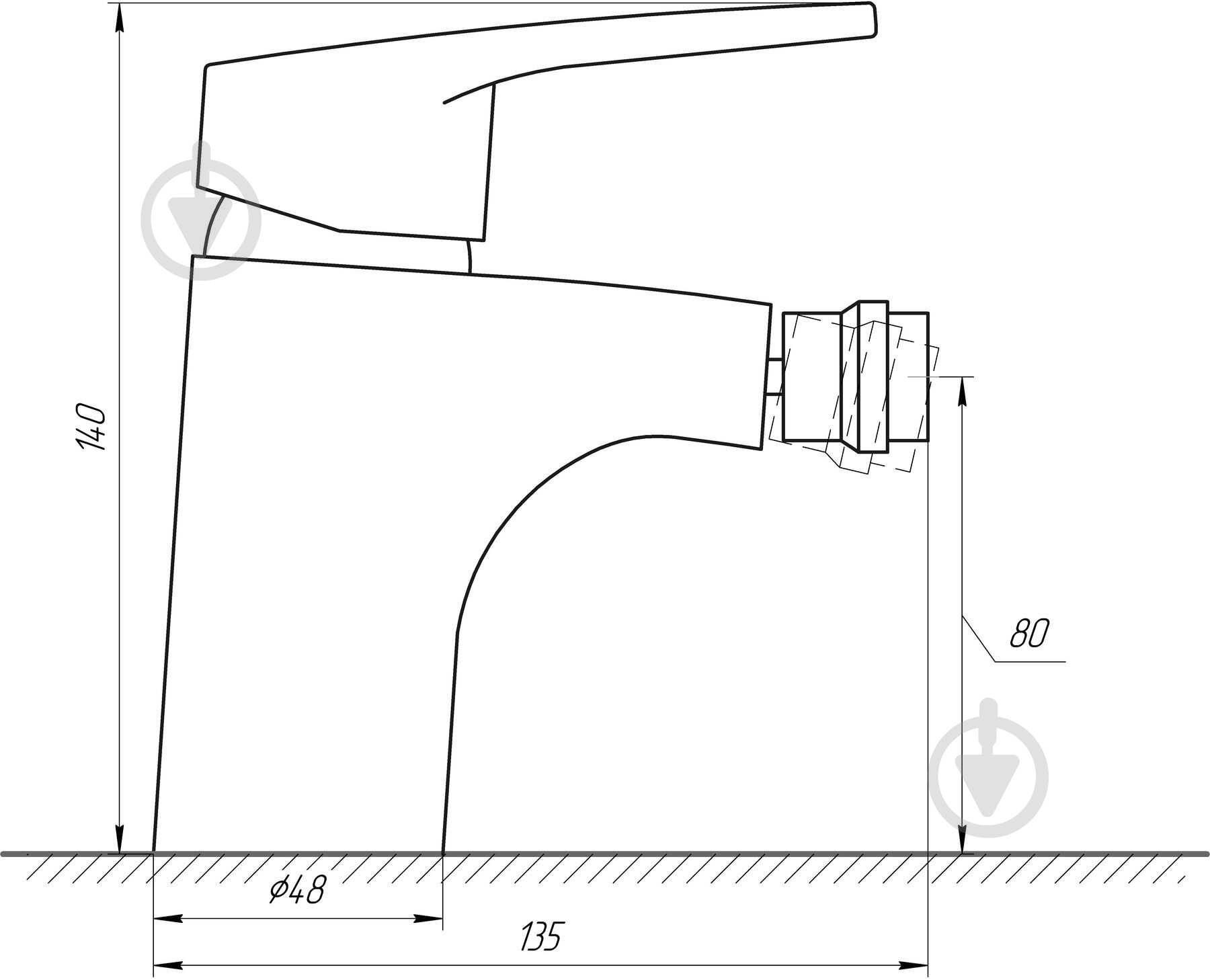 Смеситель для биде DOMINO SIRIUS DSV-106 - фото 4 Смеситель для биде DOMINO SIRIUS DSV-106 - фото 4