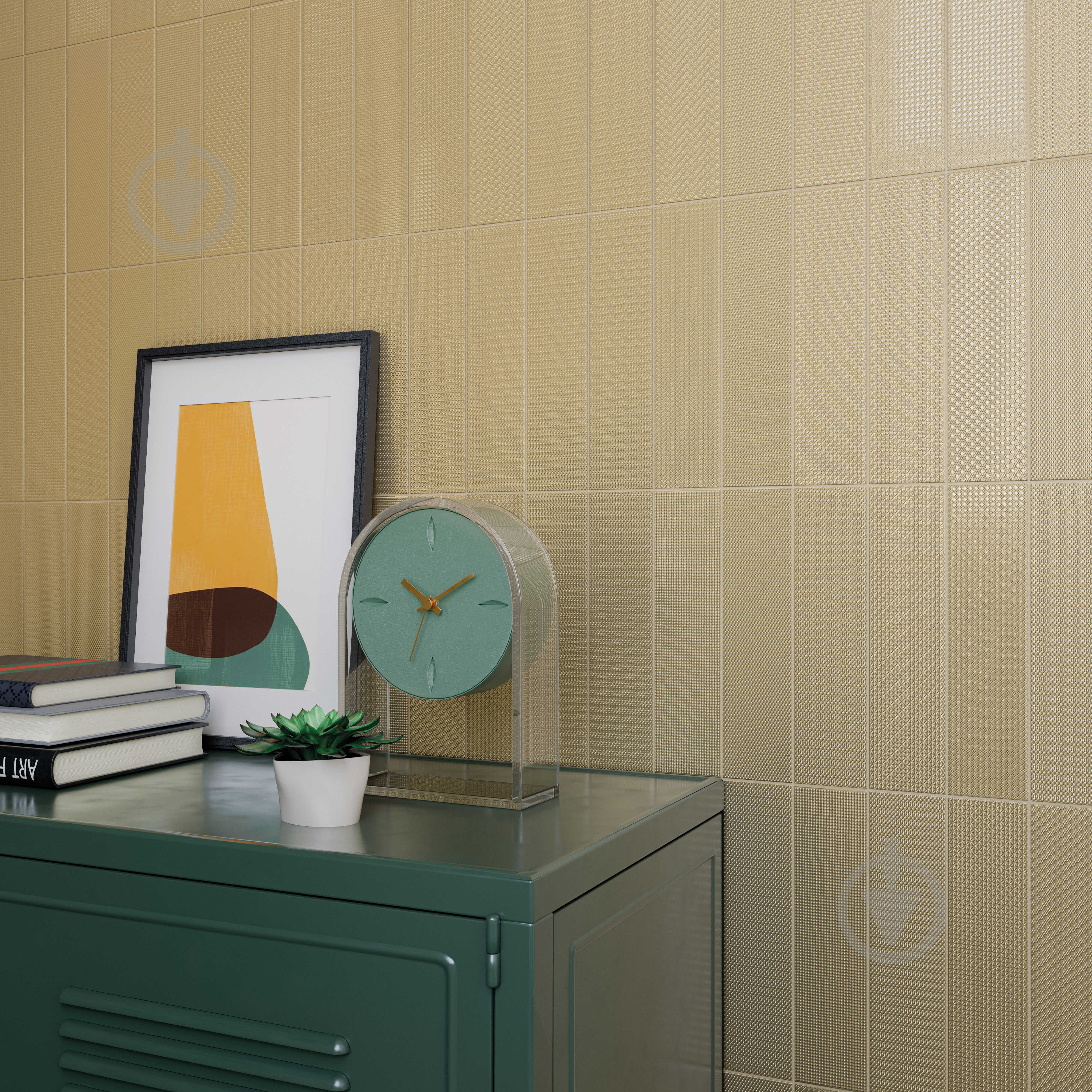 Плитка WOW TILES S.L. Texiture Pattern Mix Brass 6.2x25 см - фото 3