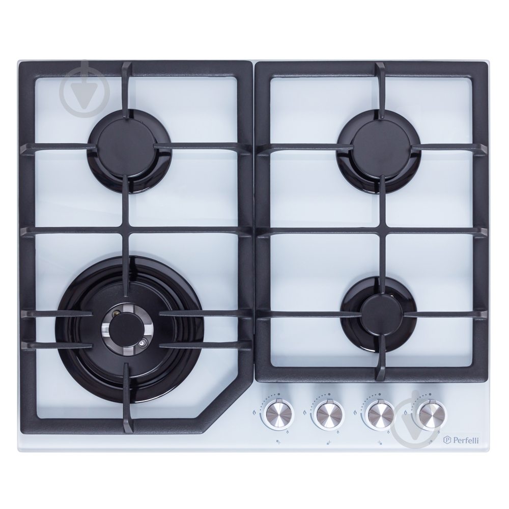Варочная поверхность газовая Perfelli HGG 61624 WH - фото 1