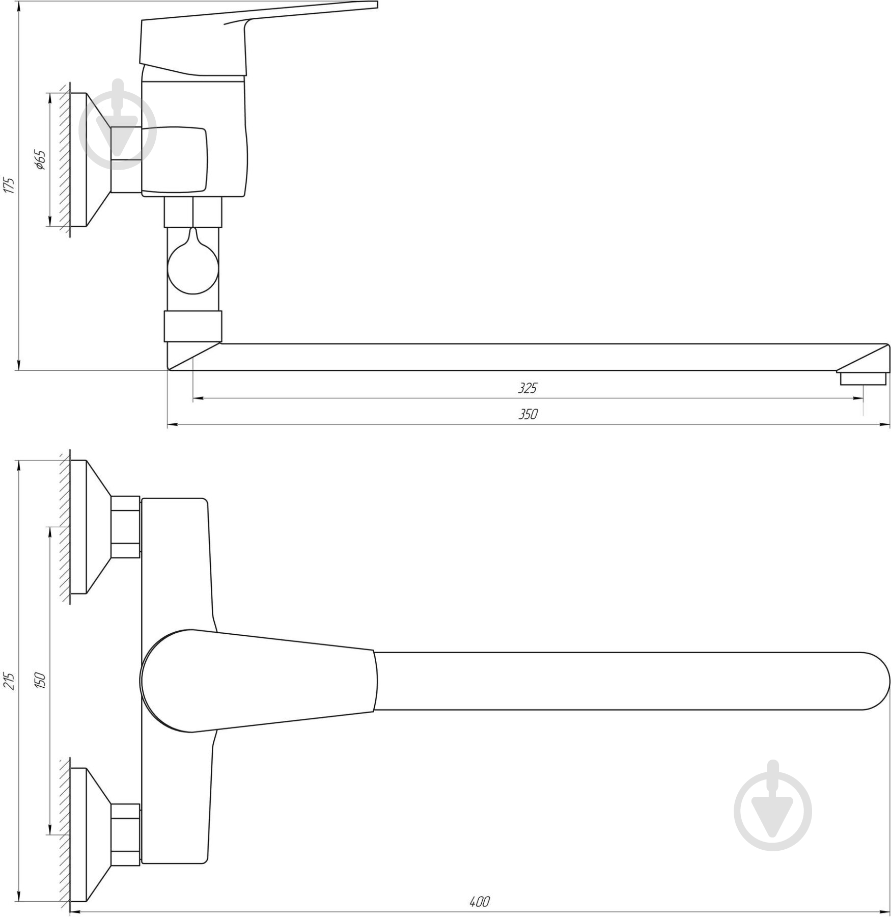 Змішувач для ванни DOMINO DOMINO BLITZ DBC-108 - фото 4 Змішувач для ванни DOMINO DOMINO BLITZ DBC-108 - фото 4