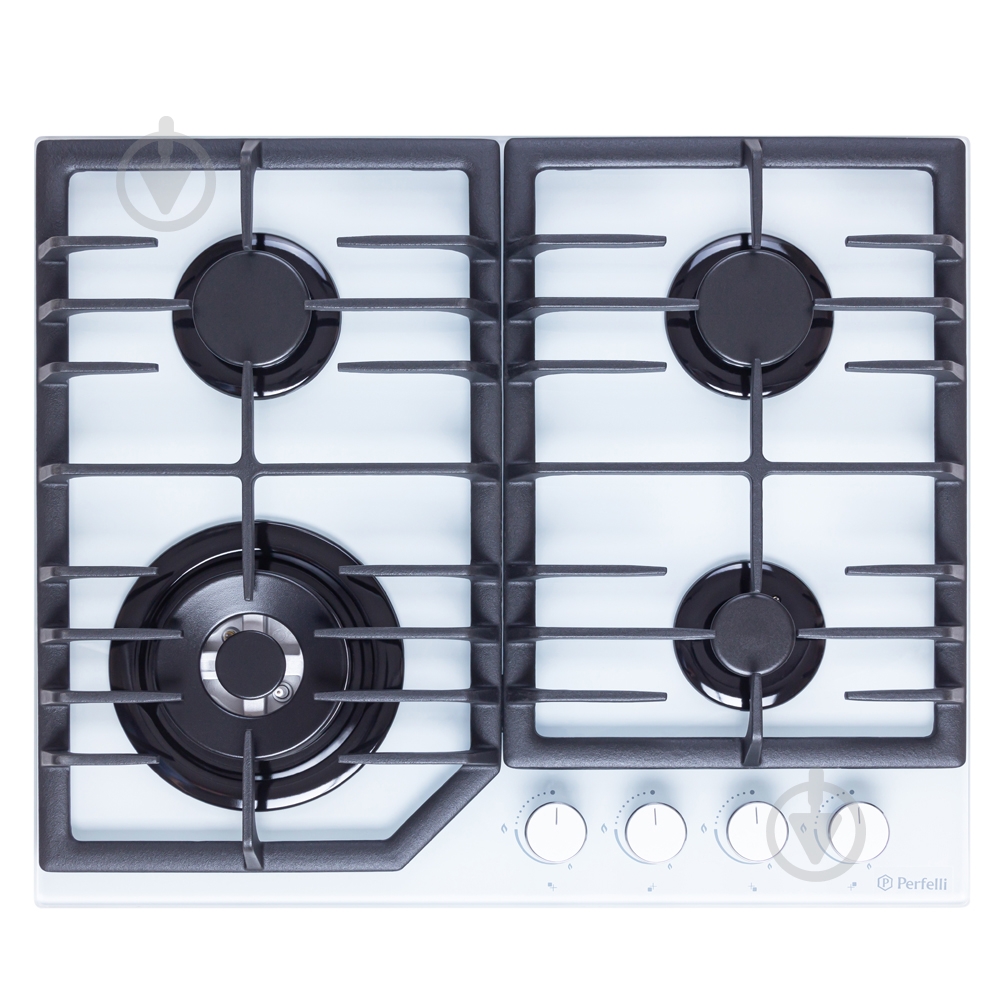Варильна поверхня газова Perfelli HGG 61694 WH - фото 1