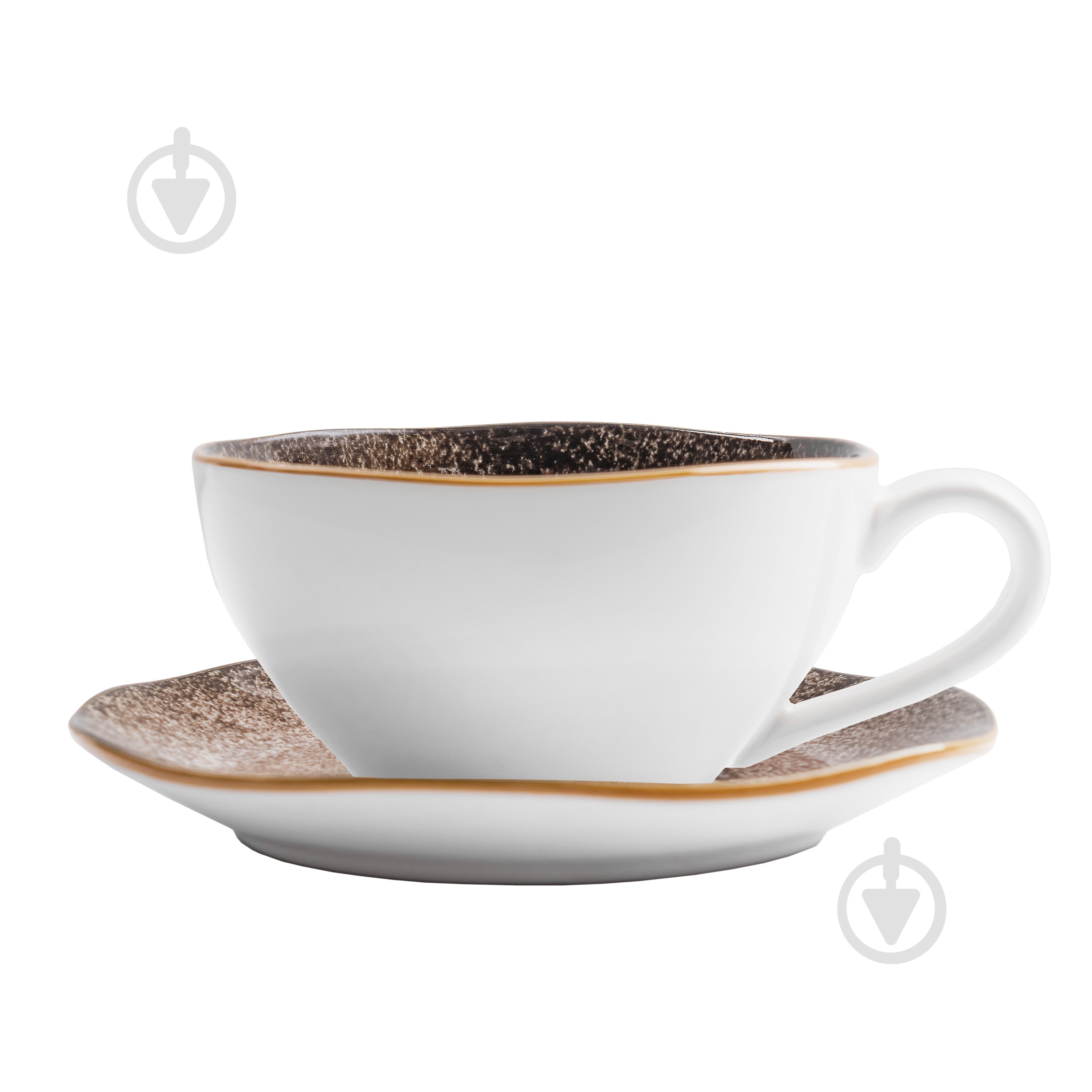 Чашка с блюдцем Krauff Grey Ferns 220 мл - фото 10 Чашка с блюдцем Krauff Grey Ferns 220 мл - фото 10