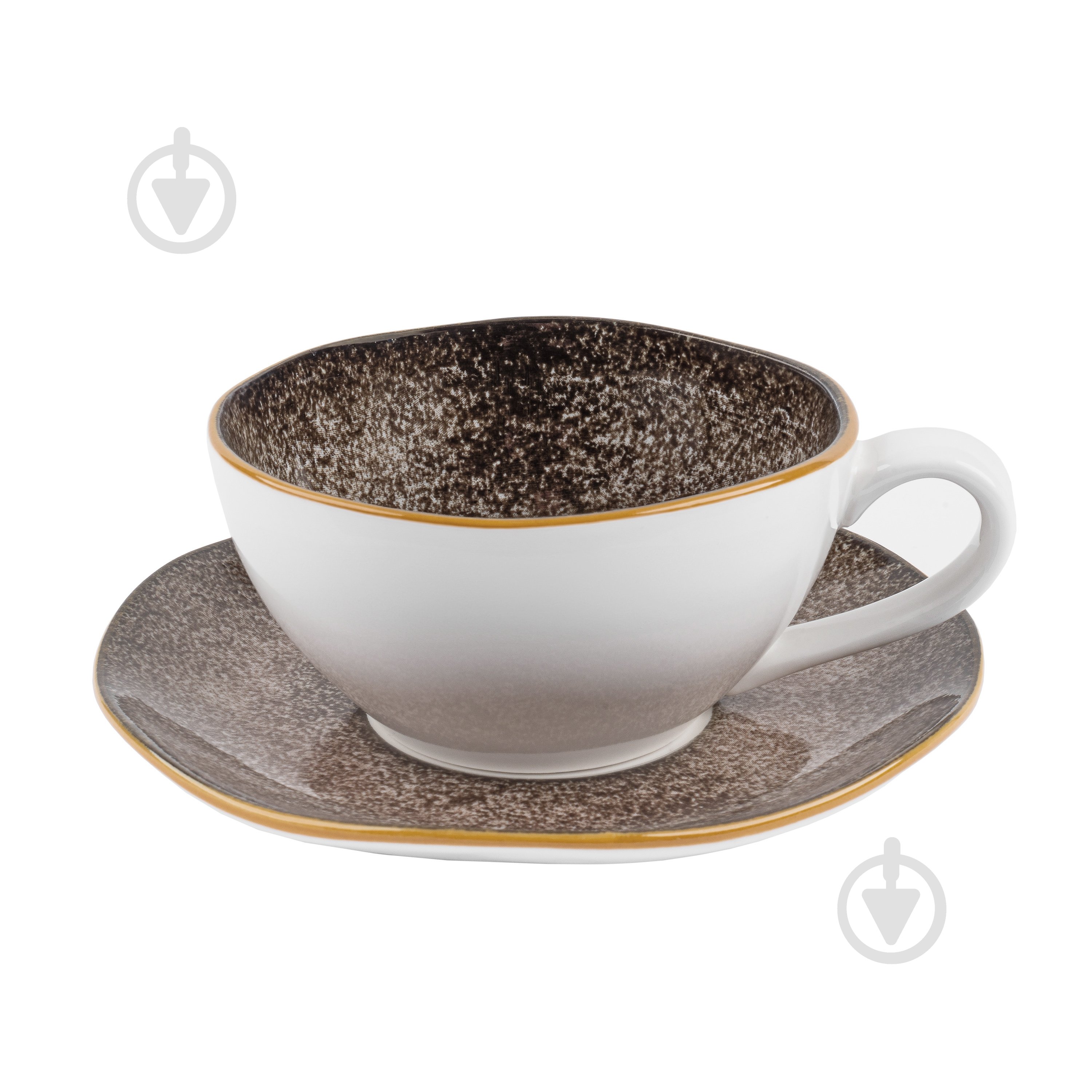 Чашка с блюдцем Krauff Grey Ferns 220 мл - фото 11 Чашка с блюдцем Krauff Grey Ferns 220 мл - фото 11