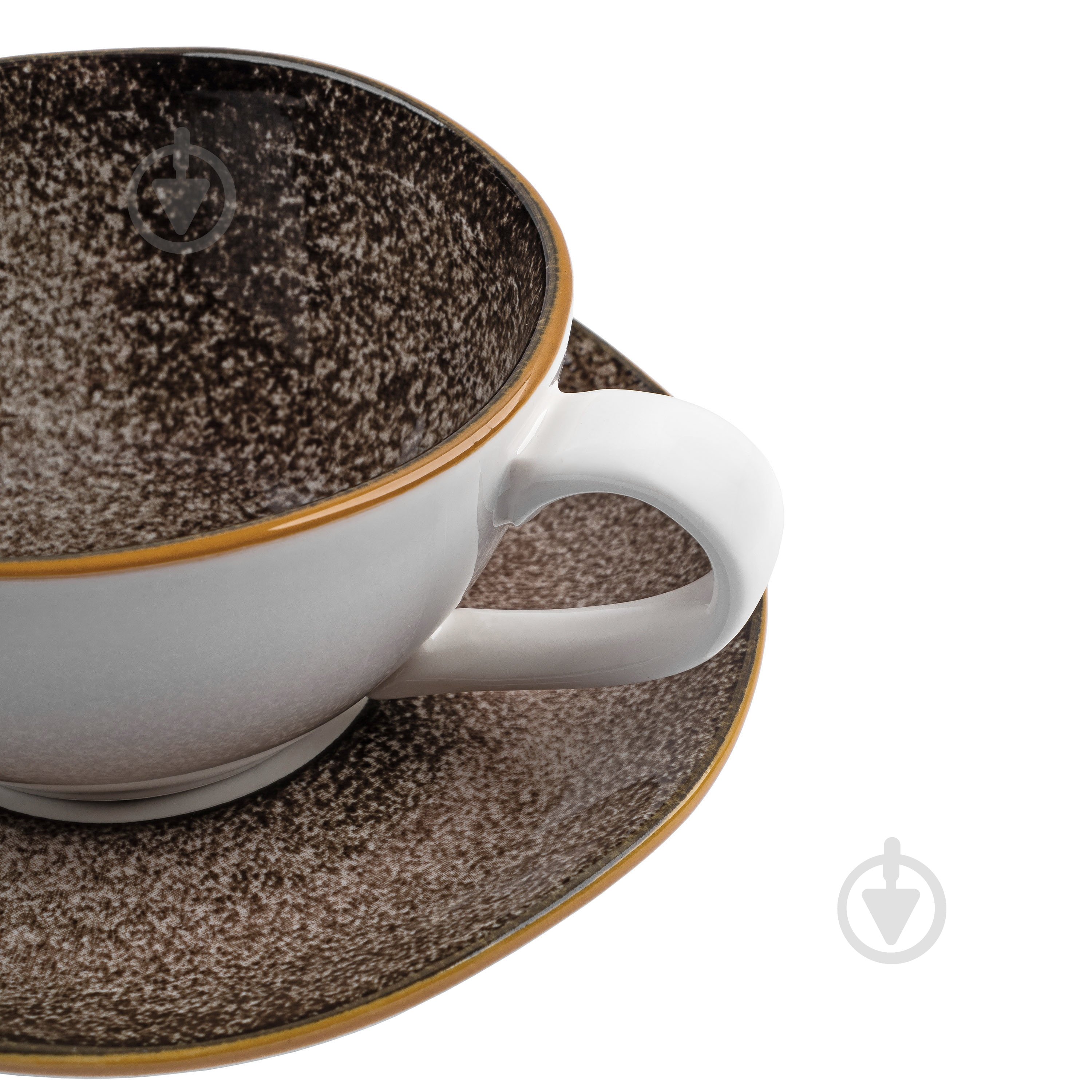 Чашка с блюдцем Krauff Grey Ferns 220 мл - фото 9 Чашка с блюдцем Krauff Grey Ferns 220 мл - фото 9