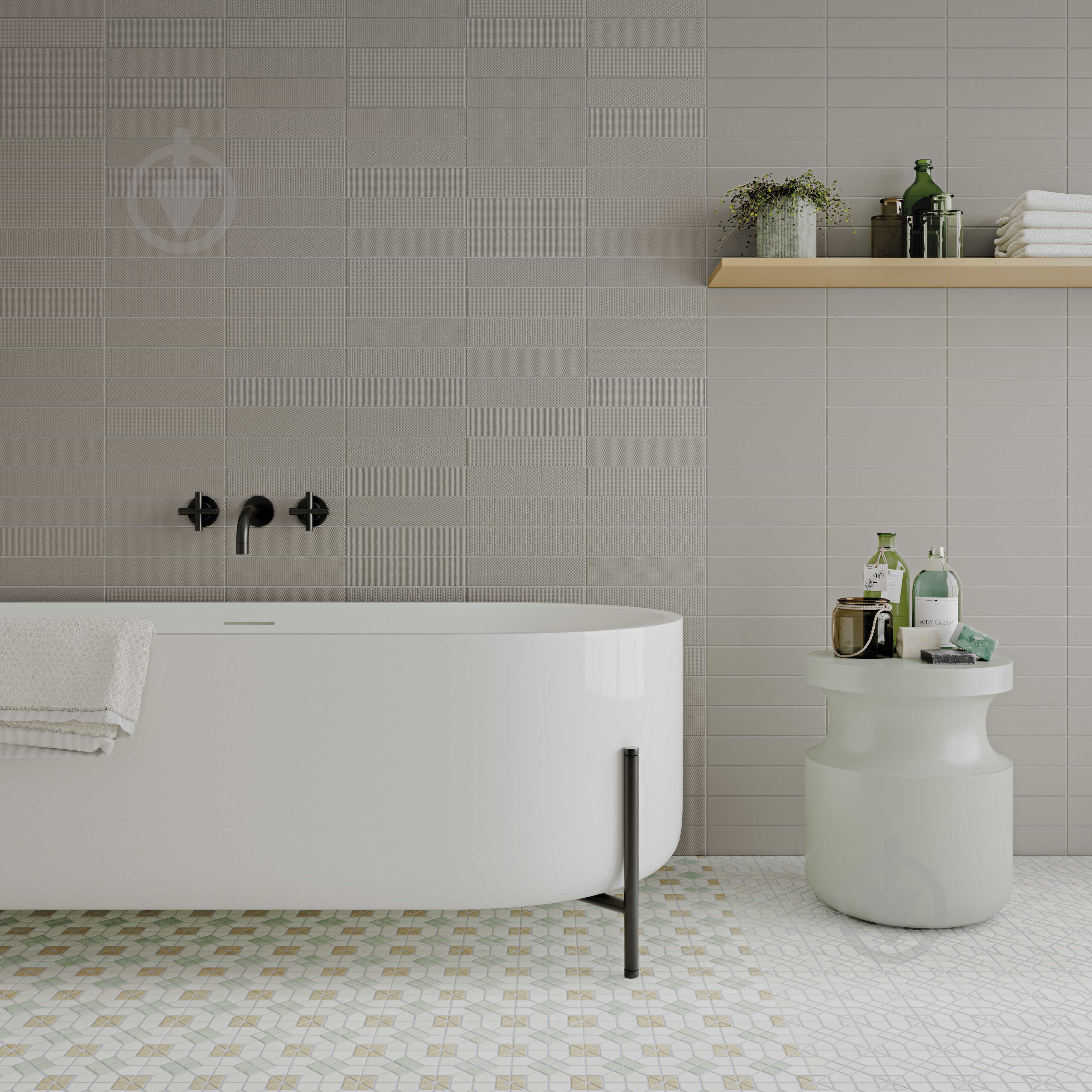 Плитка WOW TILES S.L. Texiture Pattern Mix Grey 6.2x25 см - фото 2