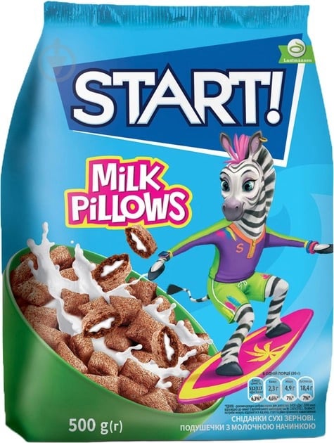 Завтраки готовые START с молочной начинкой м/у 500 г - фото 1