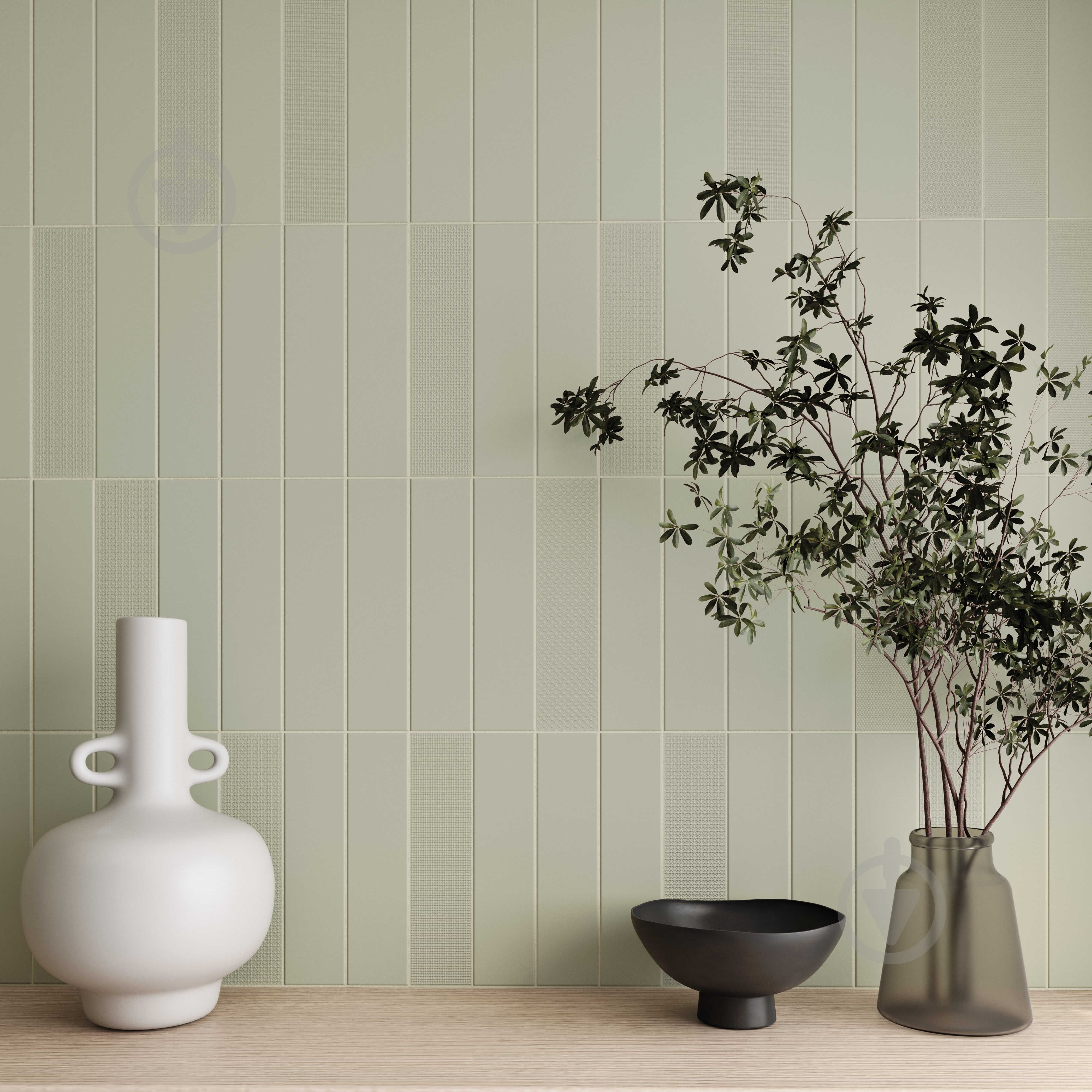 Плитка WOW TILES S.L. Texiture Pattern Mix Sage 6.2x25 см - фото 3
