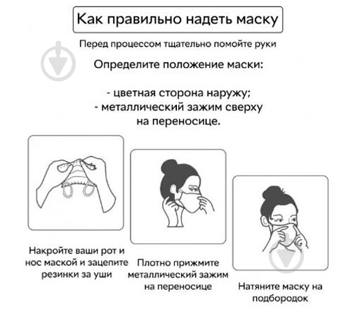 Маска Expert медицинская трехслойная нетканая 10 шт./уп. - фото 10