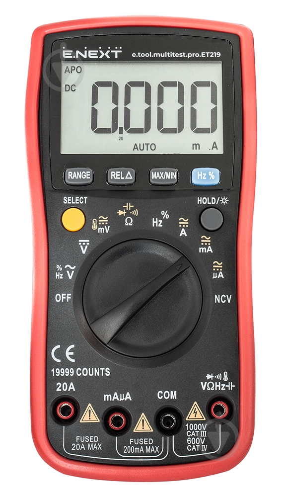 Мультиметр E.NEXT e.tool.multitest.pro.ET219 - фото 2