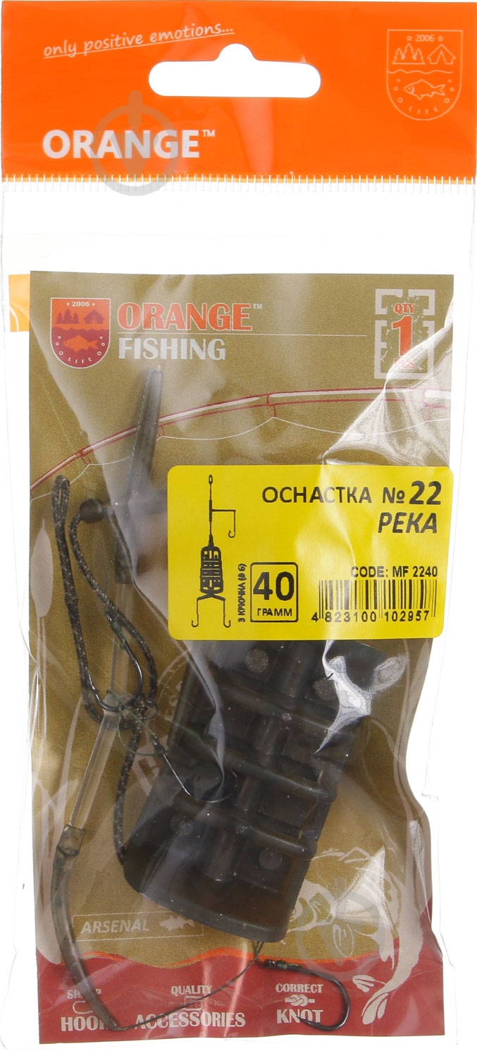Оснащення Orangefish MF2240 40 г №22 Ріка - фото 2 Оснащення Orangefish MF2240 40 г №22 Ріка - фото 2