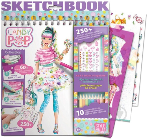 Альбом для творчості Wooky Style Me Up Candy Pop - фото 4
