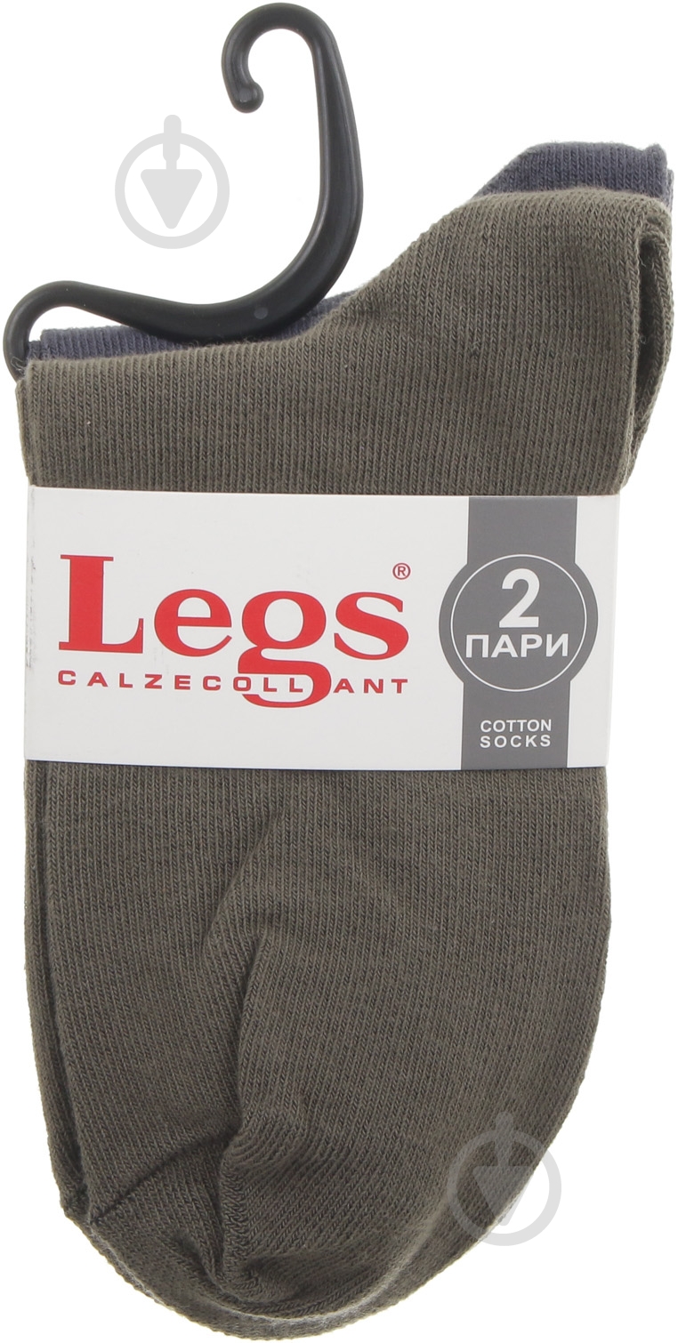 Носки Legs 21 р.one size антрацит/оливковый 2 шт. - фото 1 Носки Legs 21 р.one size антрацит/оливковый 2 шт. - фото 1