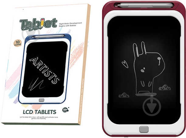 Планшет для рисования LCD Simple красный OTE0643174/red - фото 1