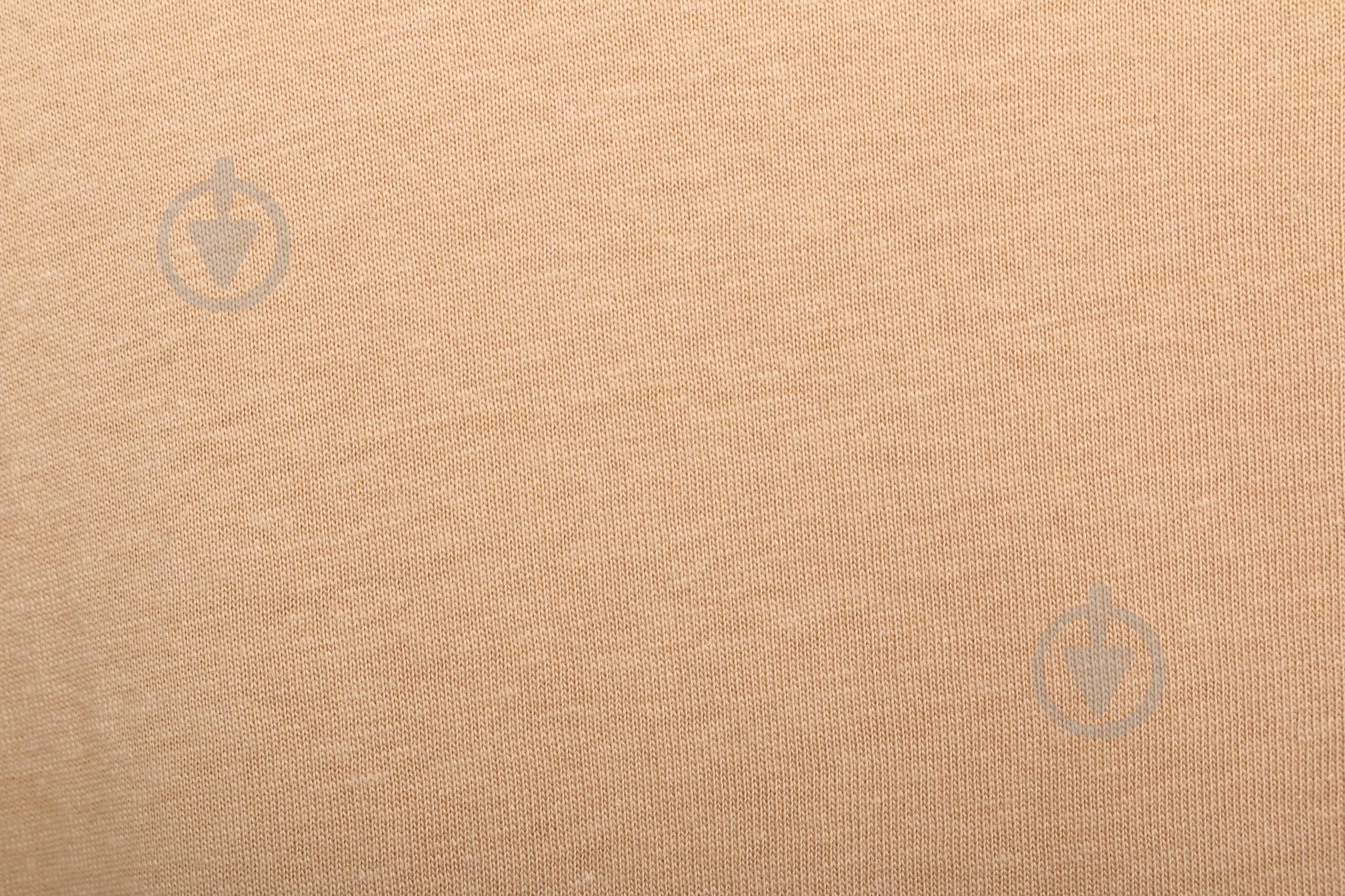 Футболка для девочек/для мальчиков р.128/134 песочный 208 - фото 4