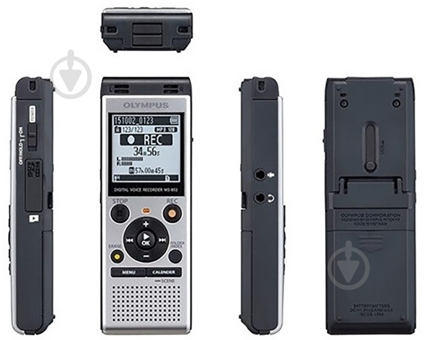 Диктофон OLYMPUS WS-852+ME52 Microphone - фото 3 Диктофон OLYMPUS WS-852+ME52 Microphone - фото 3
