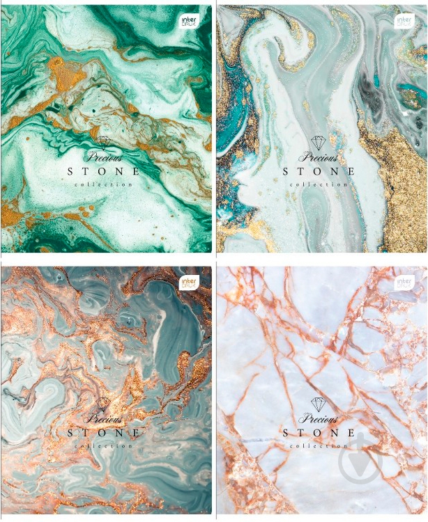 Тетрадь школьная 48 листов в линию Stone в ассортименте InterDRUK - фото 1 Тетрадь школьная 48 листов в линию Stone в ассортименте InterDRUK - фото 1