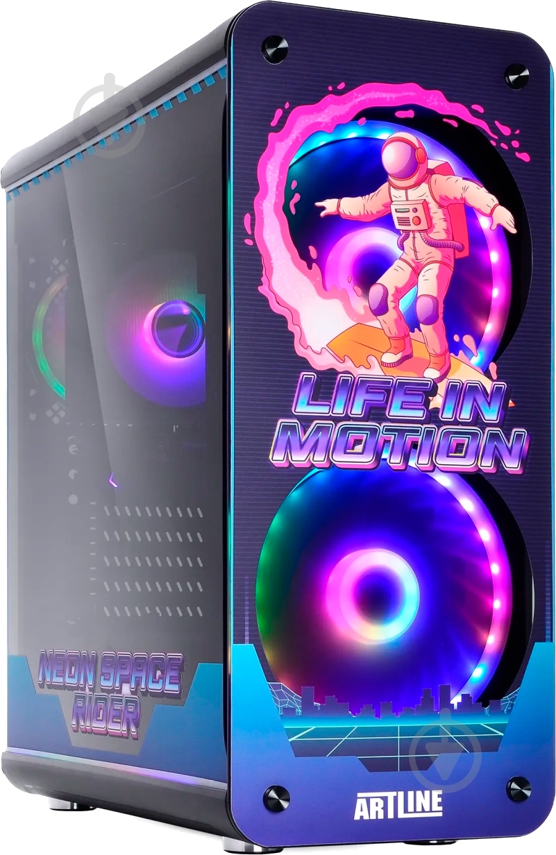 Системный блок Artline Overlord NEON (NEONv88) black - фото 2 Системный блок Artline Overlord NEON (NEONv88) black - фото 2
