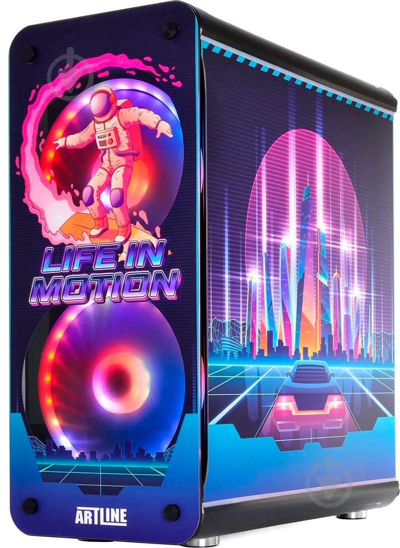 Системный блок Artline Overlord NEON (NEONv88) black - фото 5 Системный блок Artline Overlord NEON (NEONv88) black - фото 5