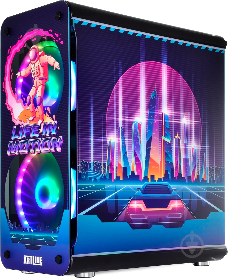 Системный блок Artline Overlord NEON (NEONv88) black - фото 6 Системный блок Artline Overlord NEON (NEONv88) black - фото 6