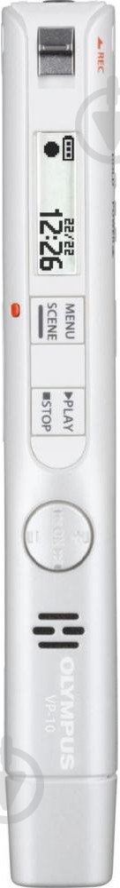 Диктофон OLYMPUS VP-10 (4GB) White - фото 1 Диктофон OLYMPUS VP-10 (4GB) White - фото 1