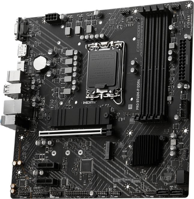 Материнская плата MSI (Socket 1700, Intel B760, micro ATX) - фото 2