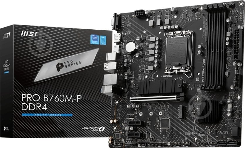 Материнская плата MSI (Socket 1700, Intel B760, micro ATX) - фото 5