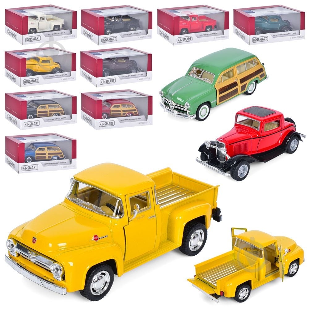 Автомодель Kinsmart Ford 3 KT5451W - фото 1 Автомодель Kinsmart Ford 3 KT5451W - фото 1