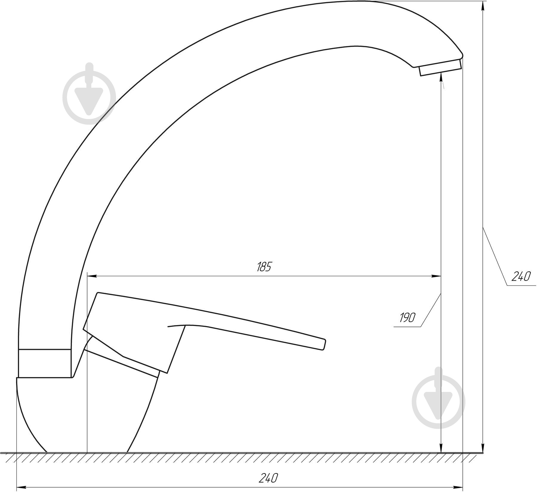Смеситель для кухни DOMINO SIRIUS DSV-203S - фото 4 Смеситель для кухни DOMINO SIRIUS DSV-203S - фото 4
