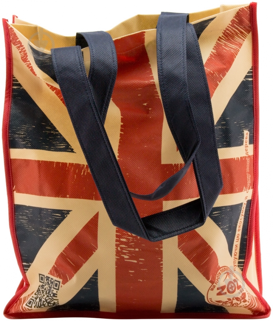 Экосумка Британский флаг 34.5х41.5 см - фото 1 Экосумка Британский флаг 34.5х41.5 см - фото 1