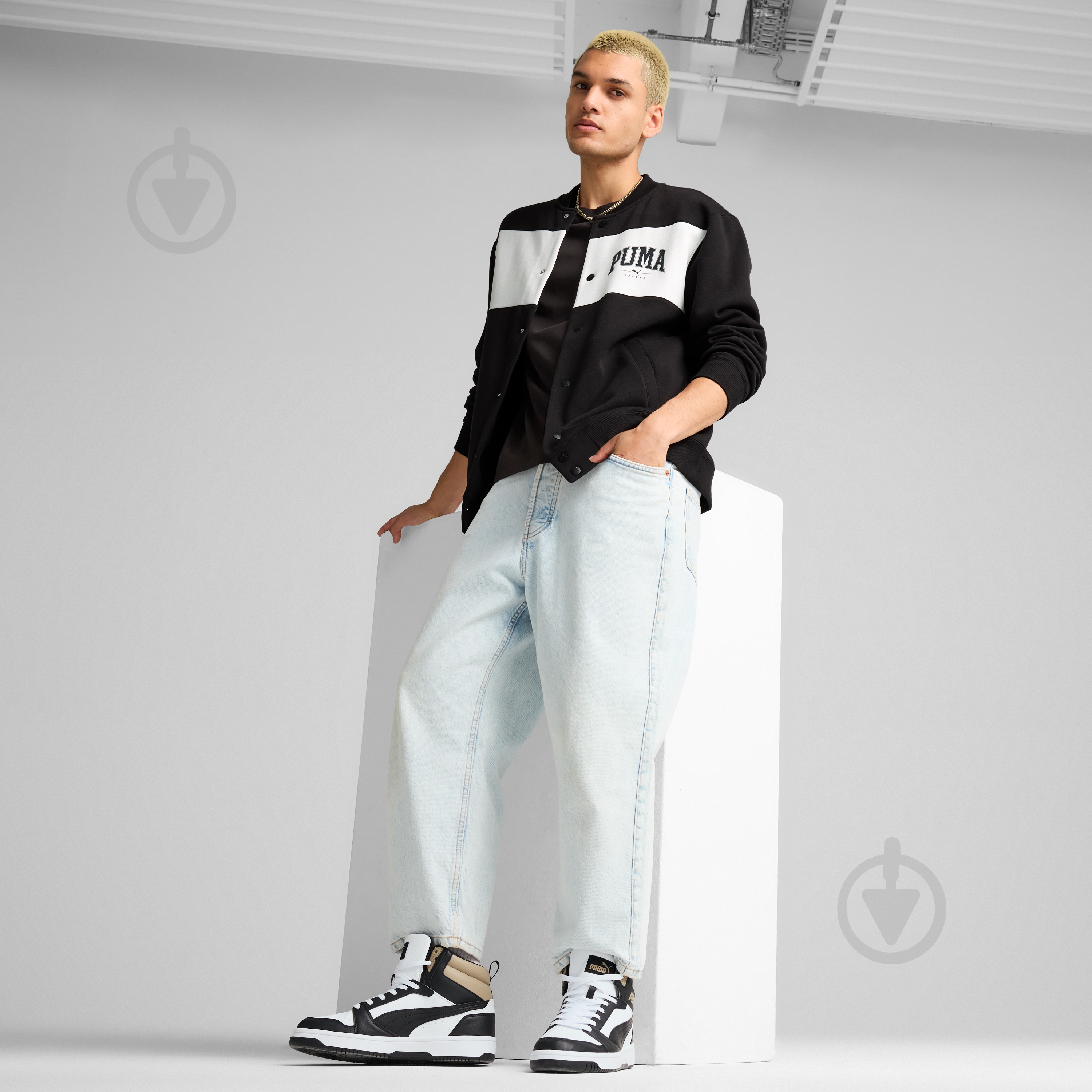 Джемпер Puma PUMA SQUAD BOMBER JACKET FL 68179801 р.M черный - фото 5