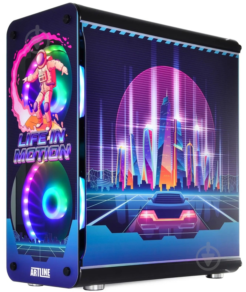 Системный блок Artline Overlord NEON (NEONv93) black - фото 10 Системный блок Artline Overlord NEON (NEONv93) black - фото 10
