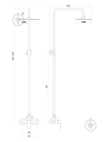 Душевая система TOPAZ CAPRI TCA-15702-H37 - фото 7