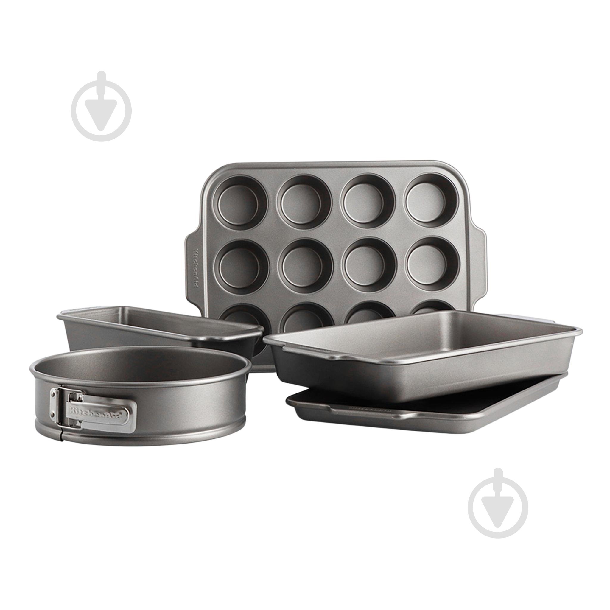 Набір форм для випікання KitchenAid 5 предметів (CC006101-001) - фото 1 Набір форм для випікання KitchenAid 5 предметів (CC006101-001) - фото 1