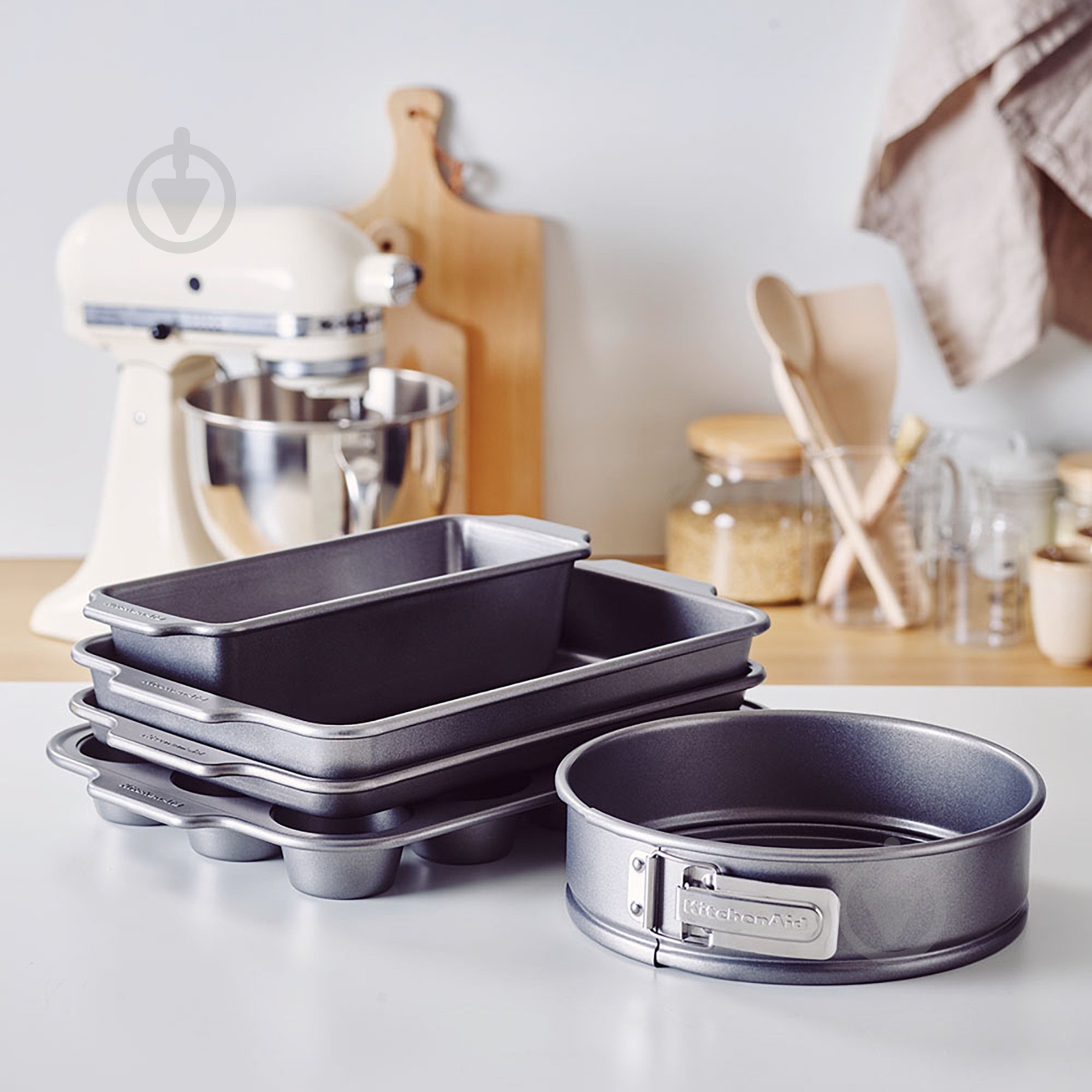 Набір форм для випікання KitchenAid 5 предметів (CC006101-001) - фото 2 Набір форм для випікання KitchenAid 5 предметів (CC006101-001) - фото 2